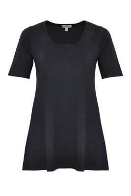 Tunic flare COTTON - blue - #4