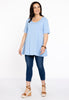 Tunic flare COTTON - light blue - #2