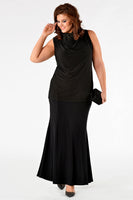 Top waterfall neck DOLCE - black - #2