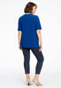 T-shirt A-line DOLCE - indigo - #3