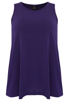 Singlet flare DOLCE - purple  - #4