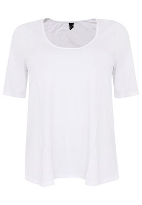 T-shirt A-line VISCOSE - white  - #4