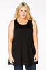 Singlet flare VISCOSE - black  - #2