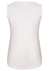 Singlet relax fit COTTON - white  - #3