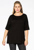 T-shirt VISCOSE - black 