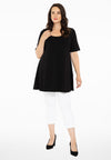 Tunic wide bottom COTTON - black