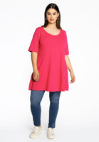 Tunic wide bottom COTTON - pink - #2