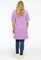 Tunic wide bottom COTTON - light purple - #3