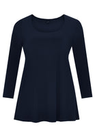 Tunic long sleeve flare DOLCE - blue - #4