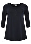 Tunic flare fit buttons COTTON - blue