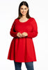 Tunic  wide bottom DOLCE - red 