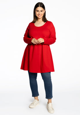 Tunic  wide bottom DOLCE - red  - #2