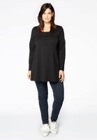 Tunic flare buttons COTTON - black - #2