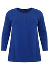 Tunique boutonnée flare cotton - Indigo