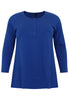 Tunic  flare buttons COTTON - indigo - #2