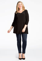 Tunic flare v-neck DOLCE - black - #2