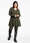 Tunic wide bottom DIAGONAL - green - #2