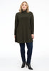 Tunic with col wide bottom - dark green - #2