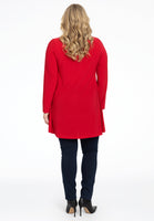 Tunic with col wide bottom - red  - #3