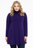 Tunic with col wide bottom - purple 