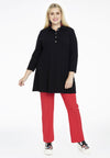 Tunic flare DIAGONAL - black