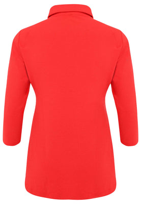 Tunic flare DIAGONAL - red  - #5