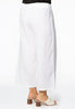 Cropped trousers waist cord LINEN - white - #2