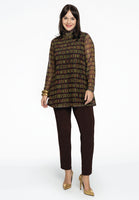 Pencil trousers DOLCE - brown - #5