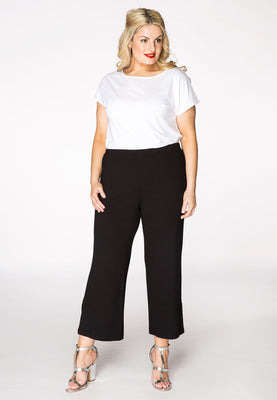 Trousers 7/8 VI/EA - black  - #1