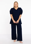 Trousers long COTTON - blue