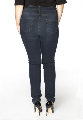 Shaping skinny jeans 5p - dark indigo - #3