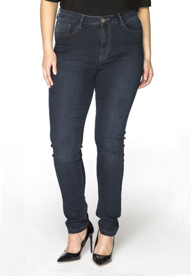 Shaping skinny jeans 5p - dark indigo - #2