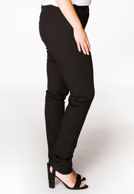 Shaping skinny jeans 5p - black  - #4