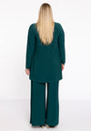 Pantalon extra large dolce - vert foncé