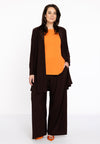 Pantalon extra large dolce - marron