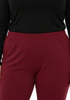 Pantalon bootleg dolce - rouge foncé