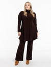 Pantalon bootleg dolce - marron