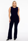 Trousers waistband flare DOLCE - blue