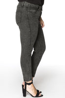 Jeans 7/8 leg zipper - grey  - #4