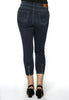 Jeans 7/8 leg zipper - dark indigo - #3