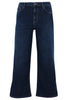 Jeans 5 pockets wide leg - dark indigo - #4