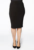 Pencil skirt stretch DOLCE - black 