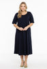 Maxi dress A-line COTTON - blue - #2