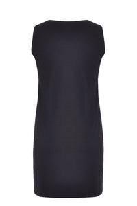 Dress sleeveless VISCOSE - blue - #2