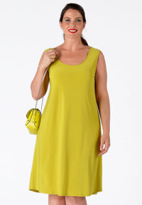 Dress sleeveless wide DOLCE - light green - #1