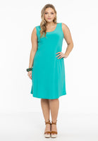 Dress sleeveless wide DOLCE - turquoise - #2