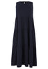 Dress puckering COTTON - blue - #4