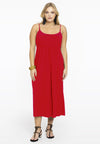 Dress spaghetti elastic waist dolce - Rouge