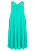 Dress sleeveless A-line DOLCE - turquoise - #4