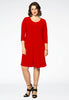 Dress A-line DOLCE - red  - #2